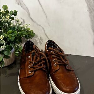 Nautica Brown Kids Lace-Up Shoes